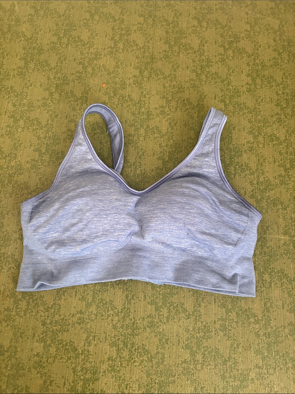 Bali Light Blue Seamless Wireless Sports Bra